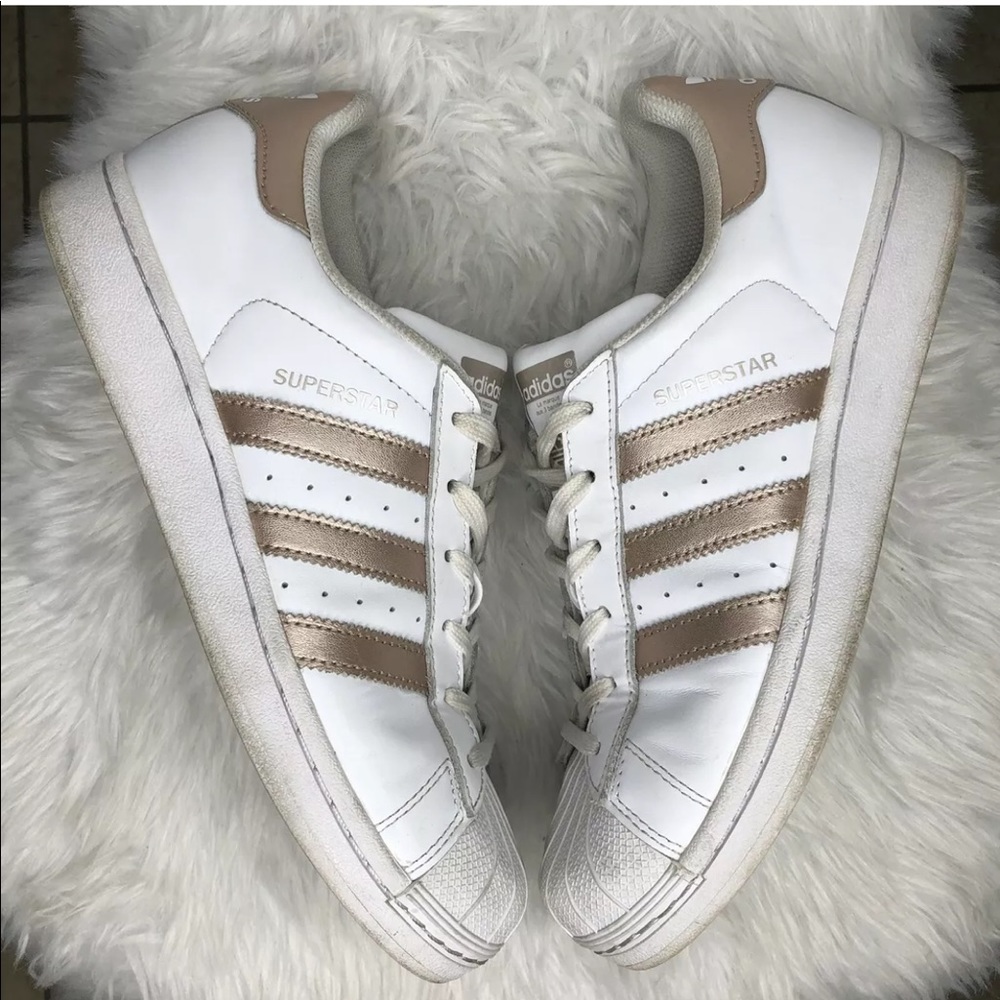Original Superstar Rose Gold Authentic Adidas Adidas Superstars In Metallic  Rose Gold Copper